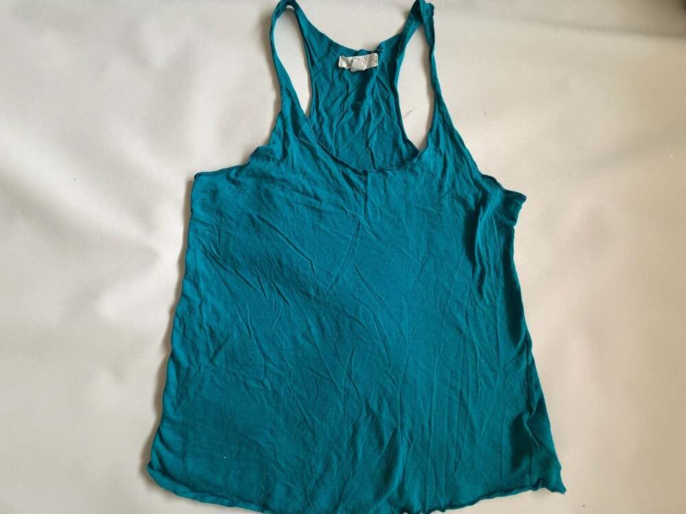 XXI Essentials Teal Racerback Tank Top M